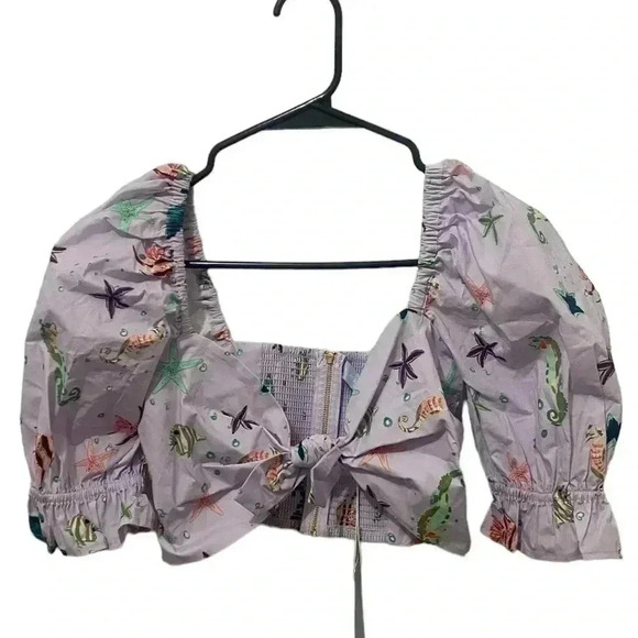 Hill House Isabella Top Sea Creatures Size Medium - Picture 2 of 6